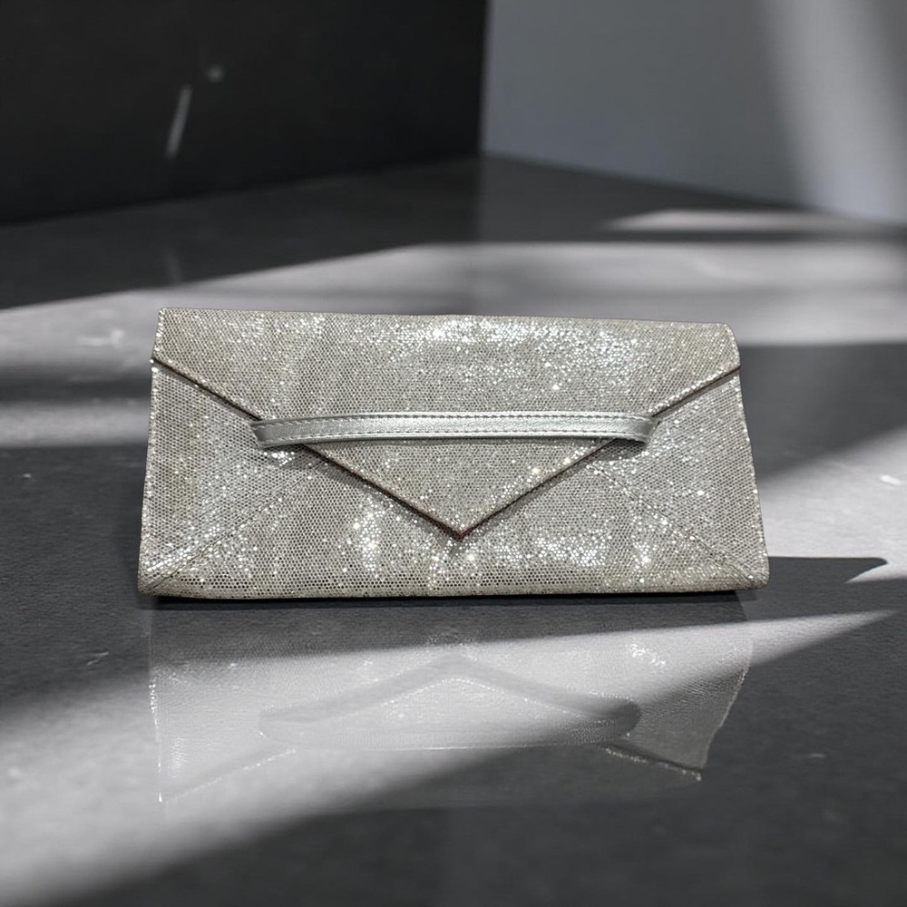 Victoria's Secret Sparkling Silver Clutch